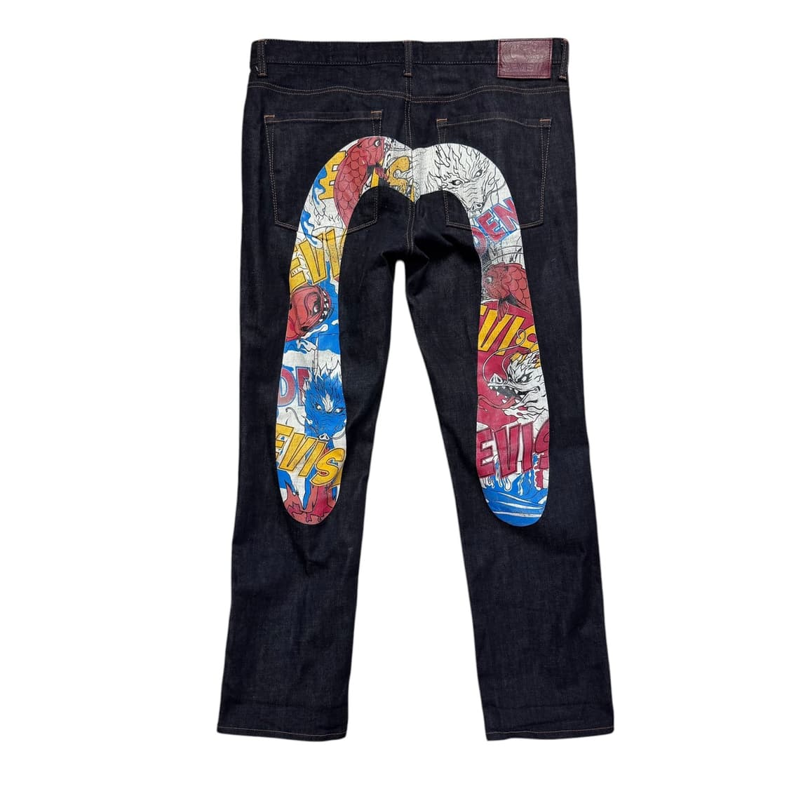 에비수 드래곤 빅로고 프린팅 팬츠 상품이미지2