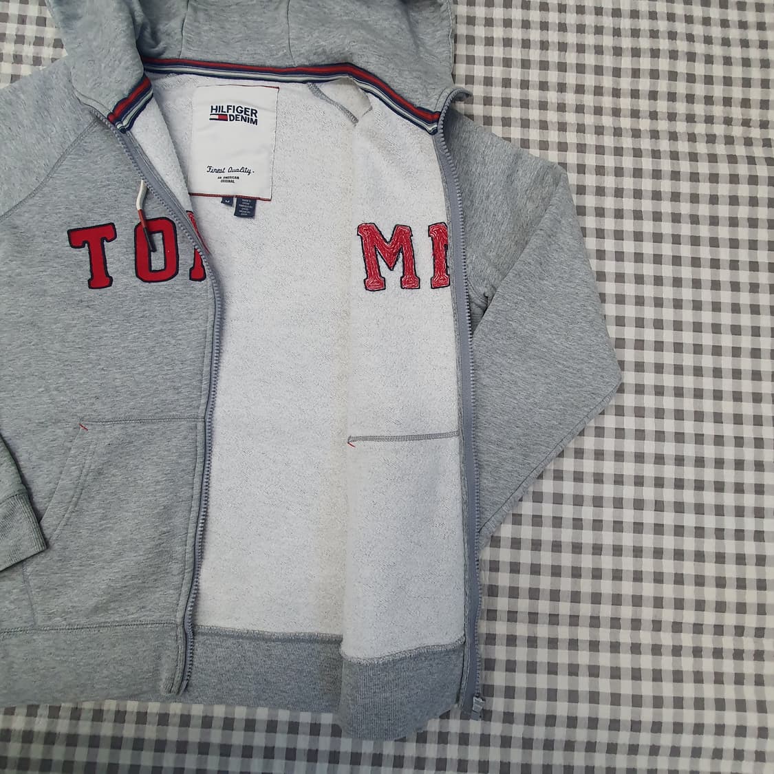타미힐피거 기모 후드집업 자켓 남자95 상품이미지5