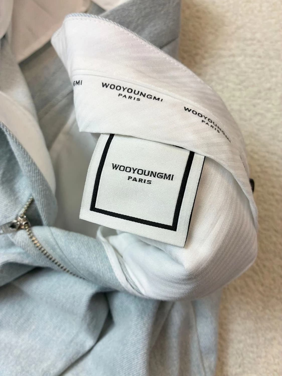 우영미 21ss 클래식 비조 스트랩 투턱 팬츠 PN6200    상품이미지8