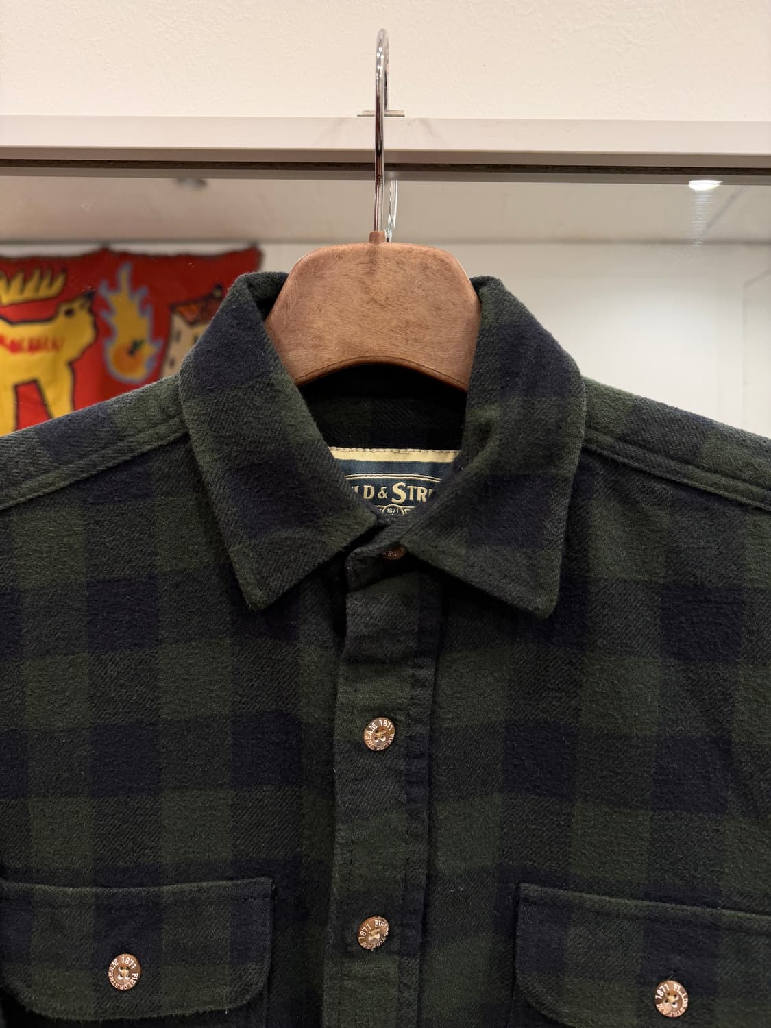 00s Field & Stream 빈티지 플란넬 체크 셔츠 상품이미지2