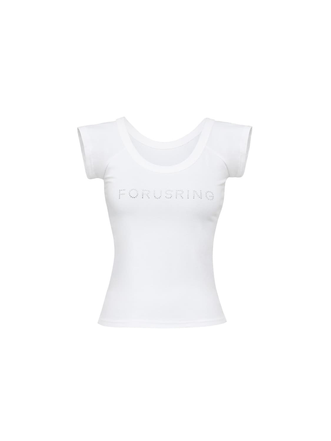 B.JEWEL LOGO TEE [WHITE] 상품이미지1