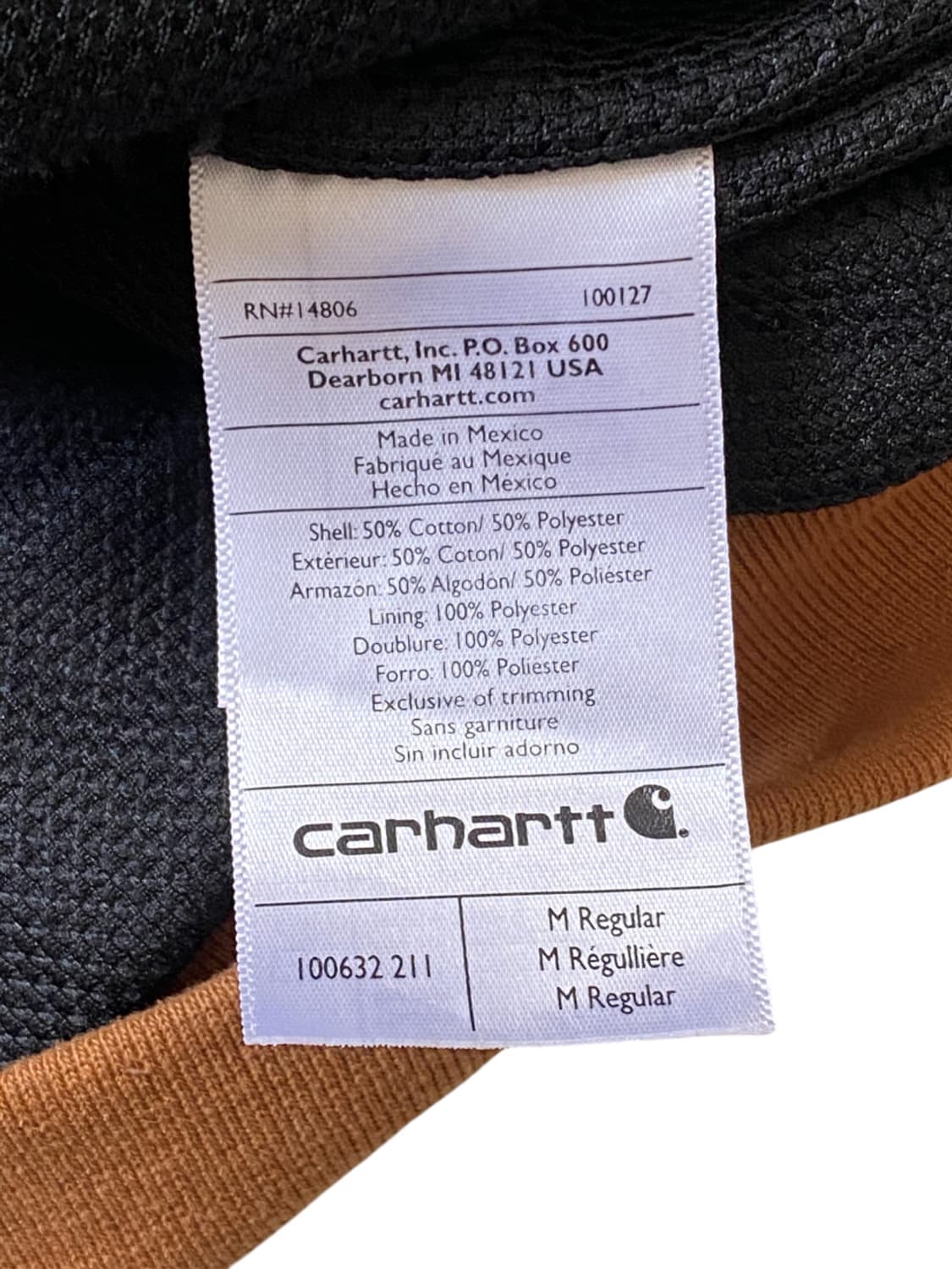 칼하트 후드 집업 (Man 2XL) 상품이미지7