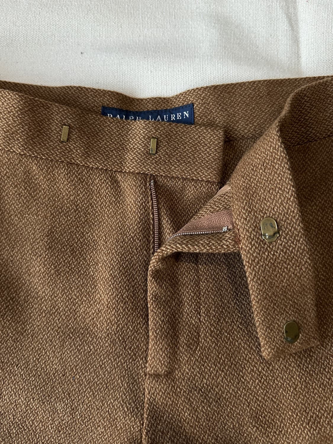 랄프로렌 헤링본 울 캐시미어 팬츠 M 상품이미지5