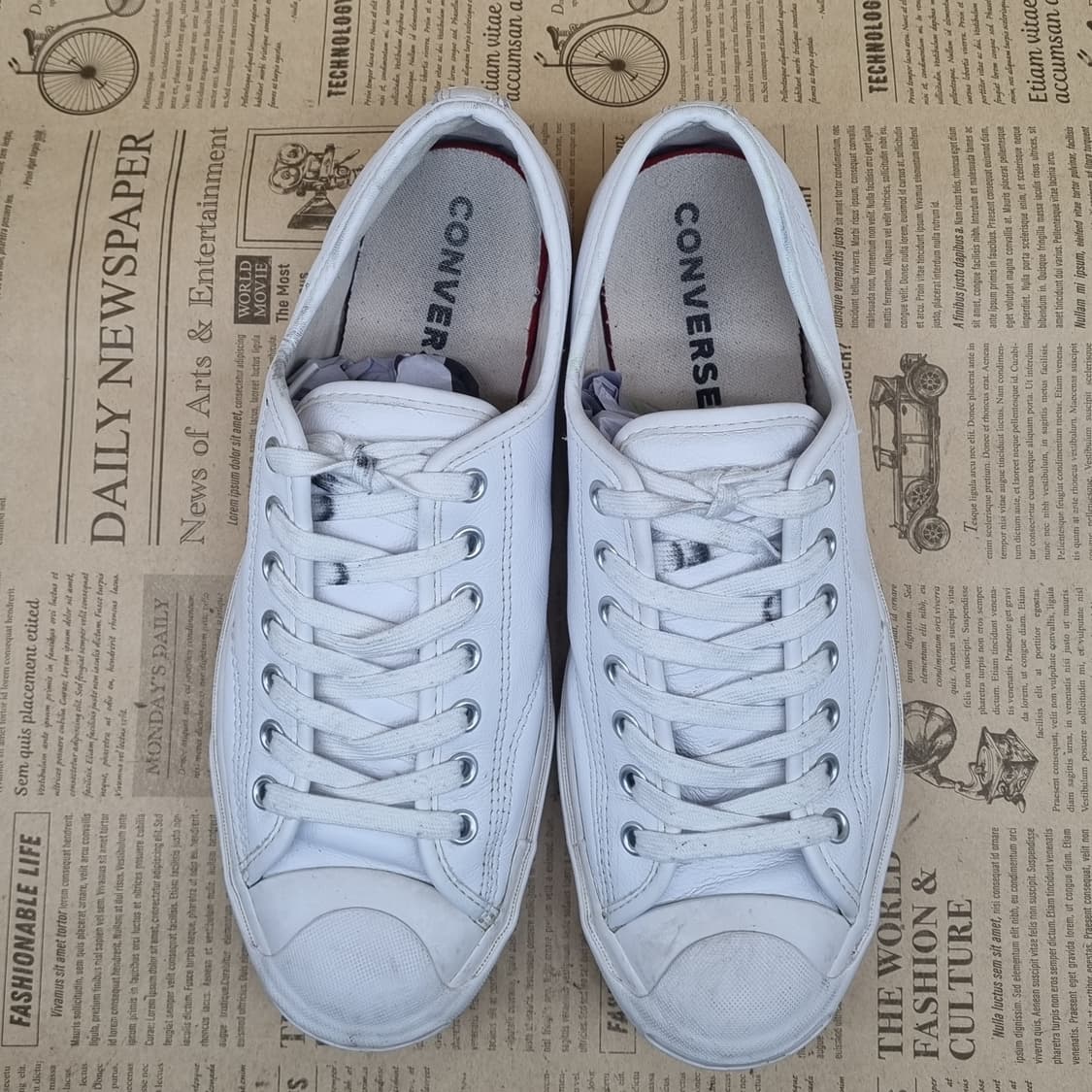컨버스 잭퍼셀 레더 스니커즈270 상품이미지2