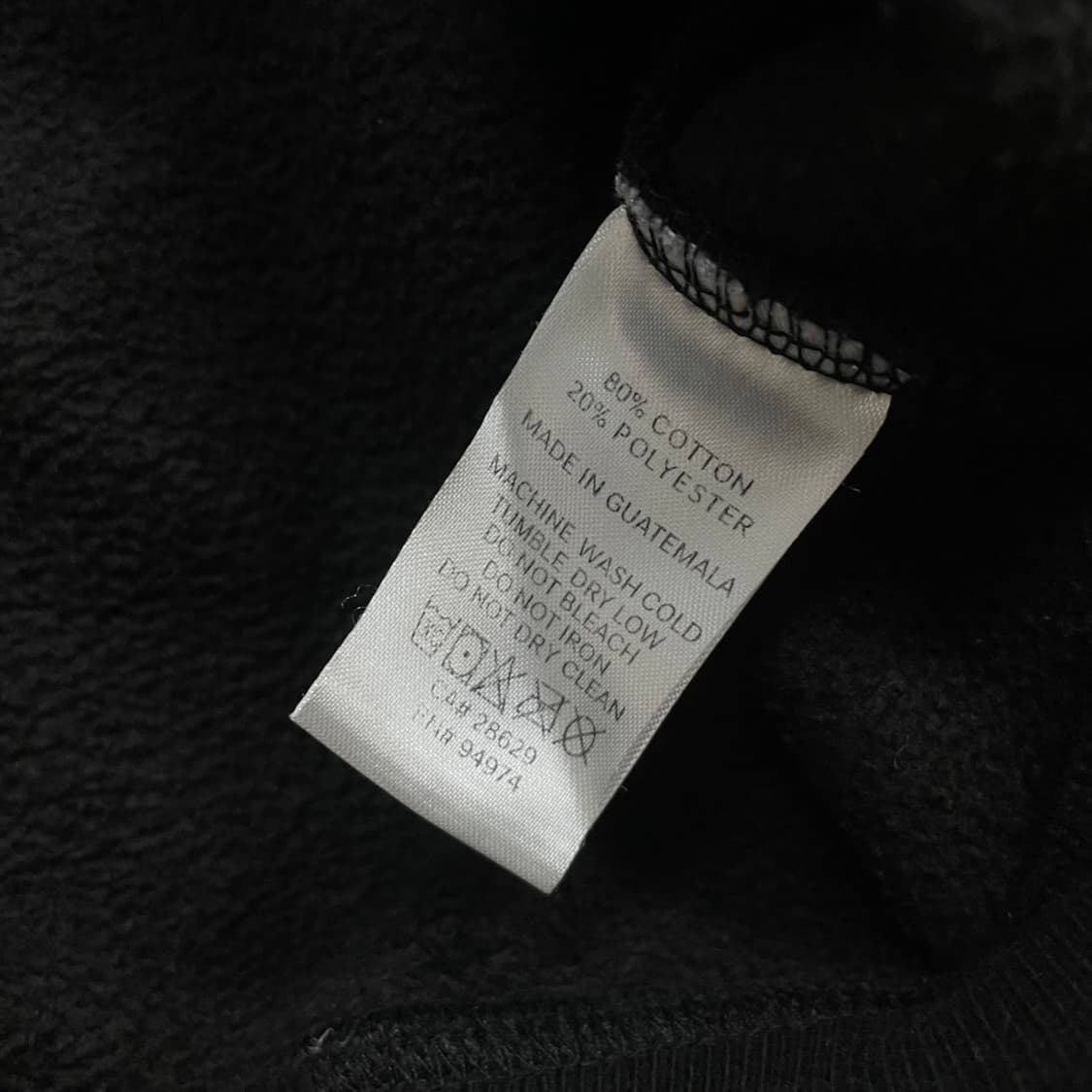 스투시 Stussy 베이직 로고 크루넥 맨투맨 블랙 상품이미지6