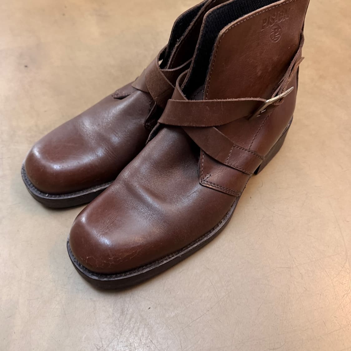 CIAK 피스톤 이탈리아 생산 앵클 벨트 부츠 43 상품이미지8