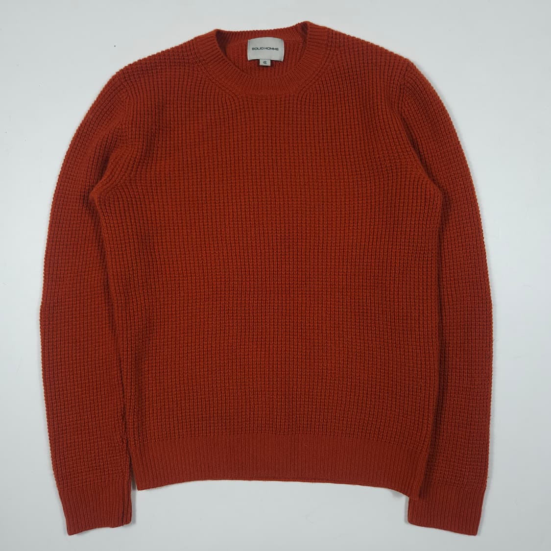 솔리드옴므 와플 니트 상품이미지1