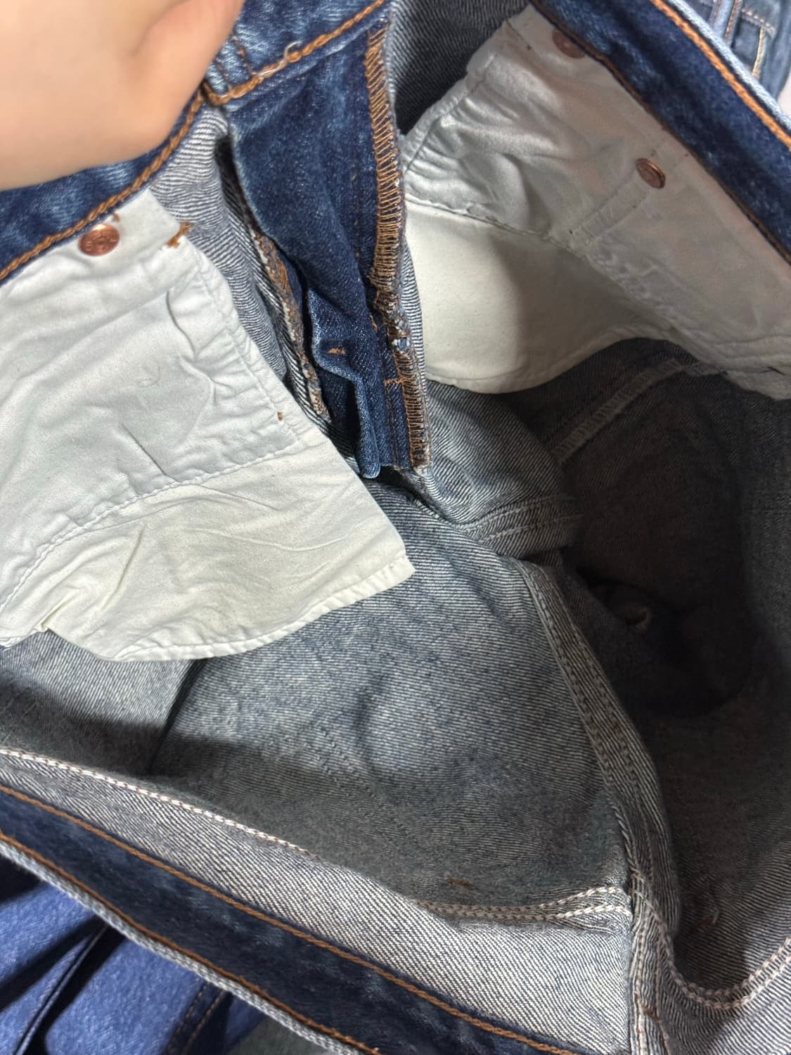 리바이스 221 빈티지 워싱 데님 팬츠 W30 스트레이트핏 청바지 상품이미지5