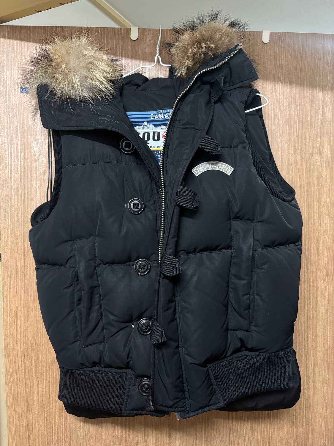 DSQUARED2 패딩 조끼 46 블랙 상품이미지1