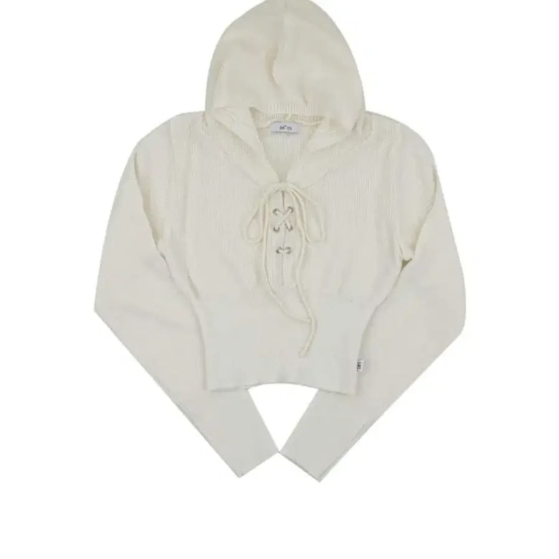 애즈온 코르셋 후드티 아이보리 상품이미지2