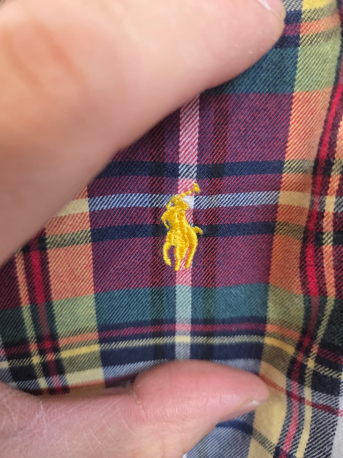 폴로랄프로렌 키즈 체크 셔츠긴팔 4세 상품이미지4