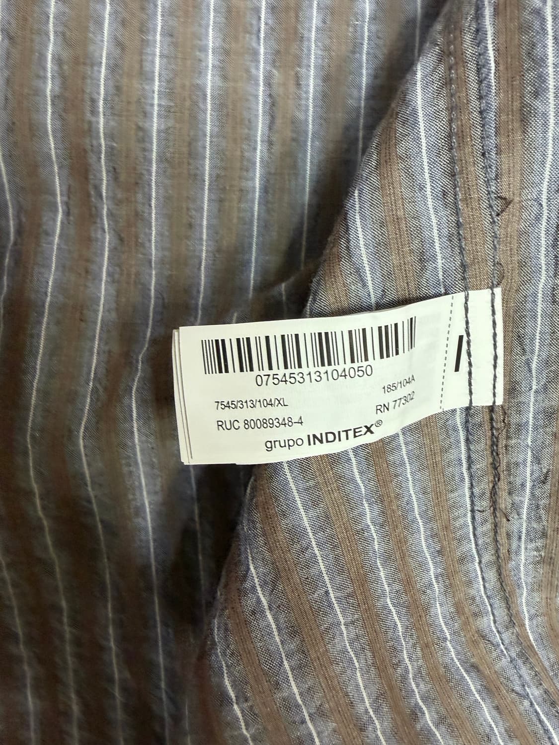 자라 스트라이프 크롭 셔츠 상품이미지3