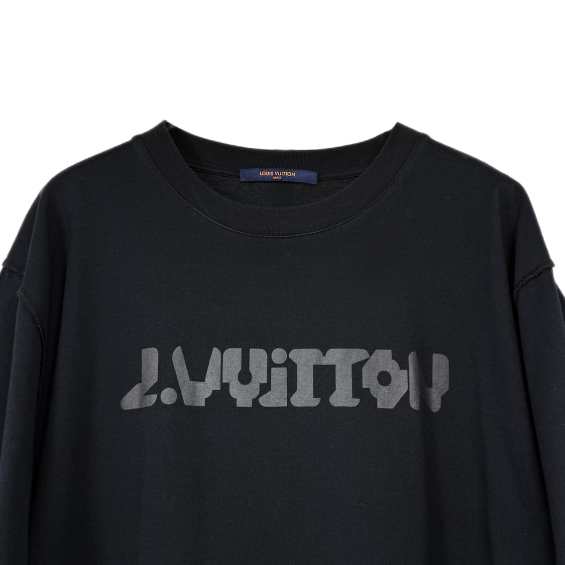 루이비통 로고 프린트 반팔 티셔츠 (XL) 상품이미지4
