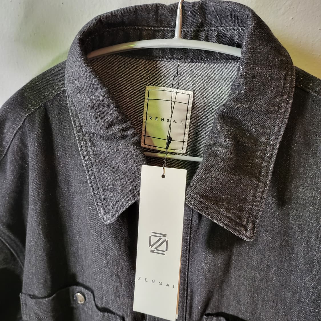 ZENSAI 데님 셔츠 자켓 (L) 상품이미지5