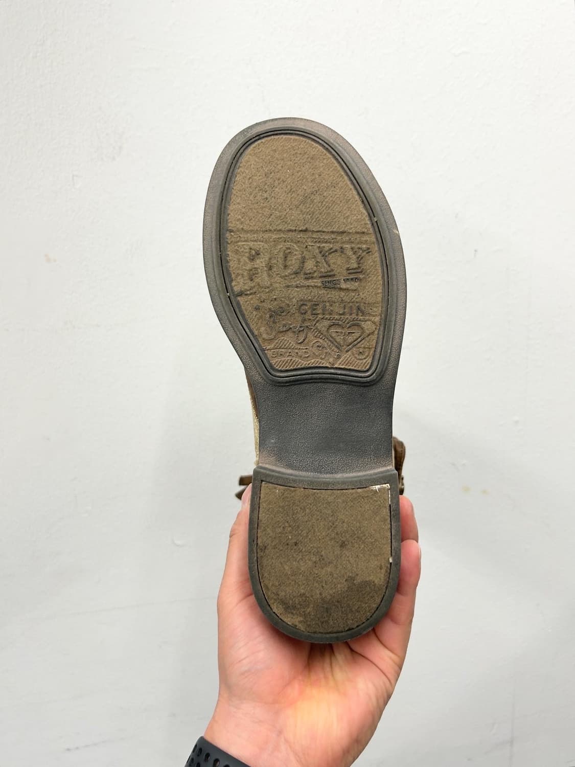 ROXY 캔버스&레더 부츠 240-245 상품이미지4