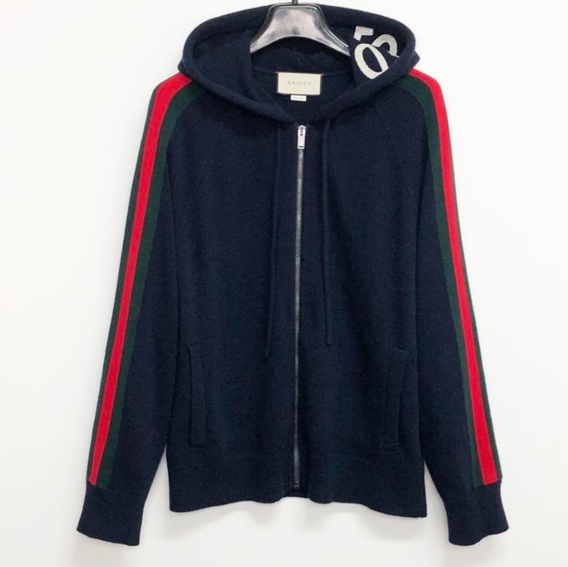 구찌 LOVED 니트 후드집업/남성M 상품이미지1