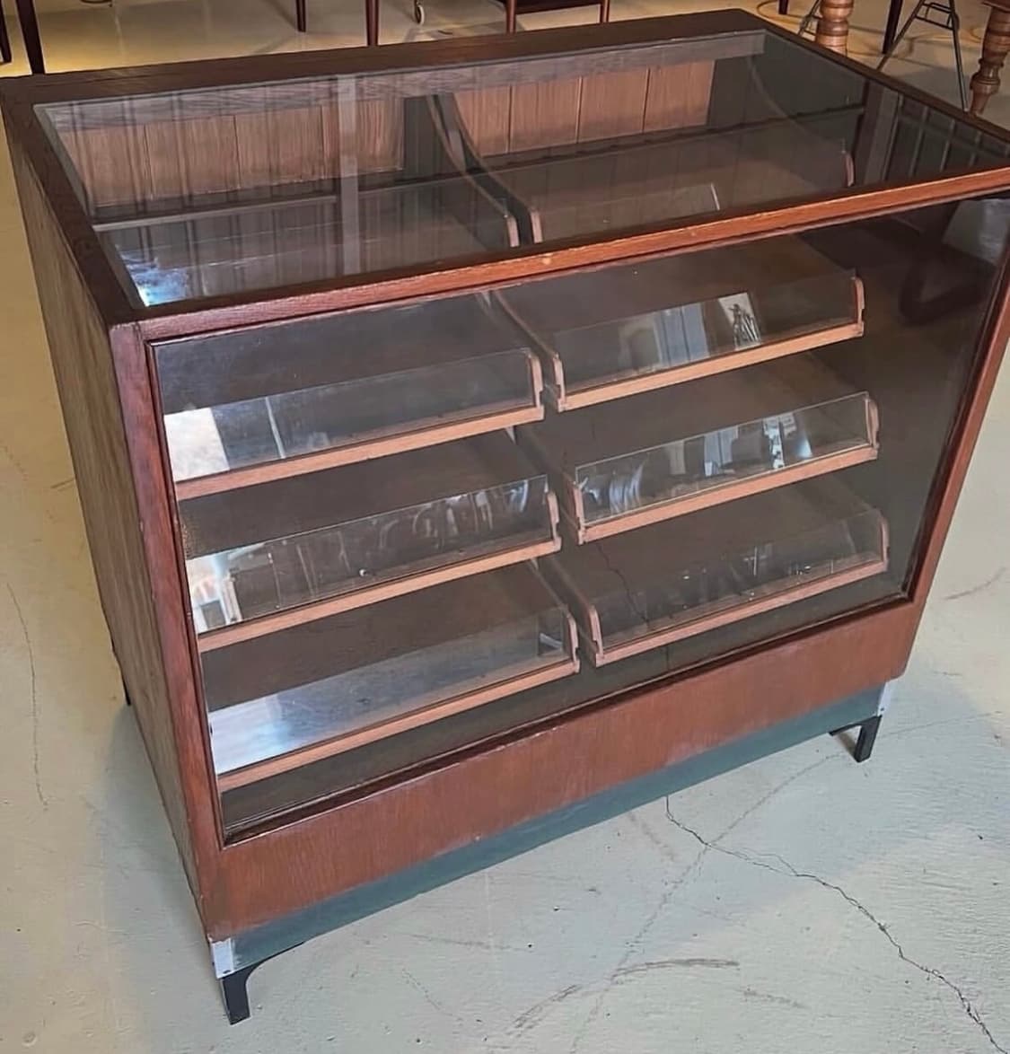 빈티지가구 빈티지 영국 UK 하버데셔리 캐비넷 샵 카운터 상품이미지1