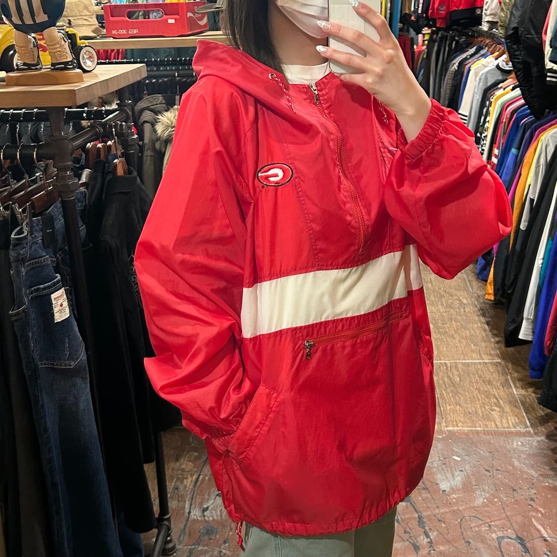 [HI] 나이키 아노락 레드 상품이미지3