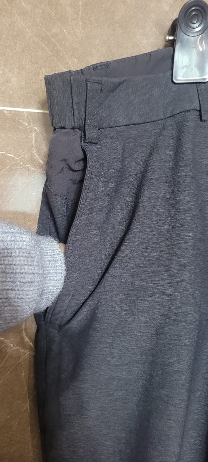 (남성41인치) 쿨핑 회색 바지 (약기모) 상품이미지3