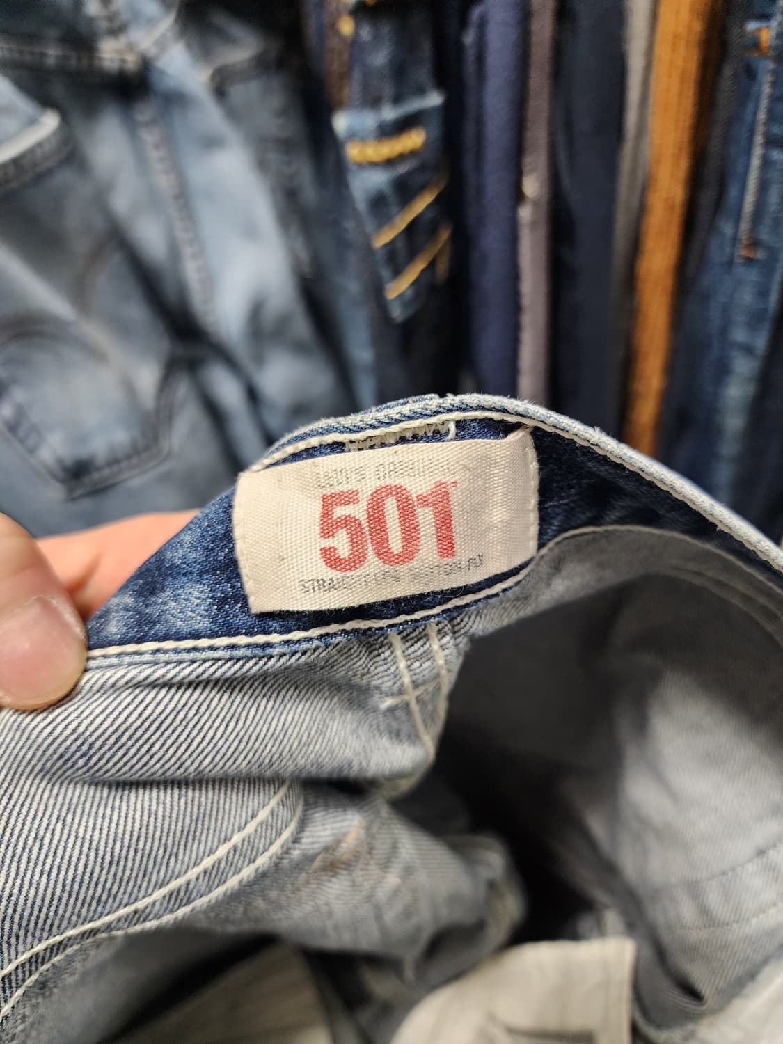 리바이스 00s 501 포켓 디테일 데님 상품이미지6