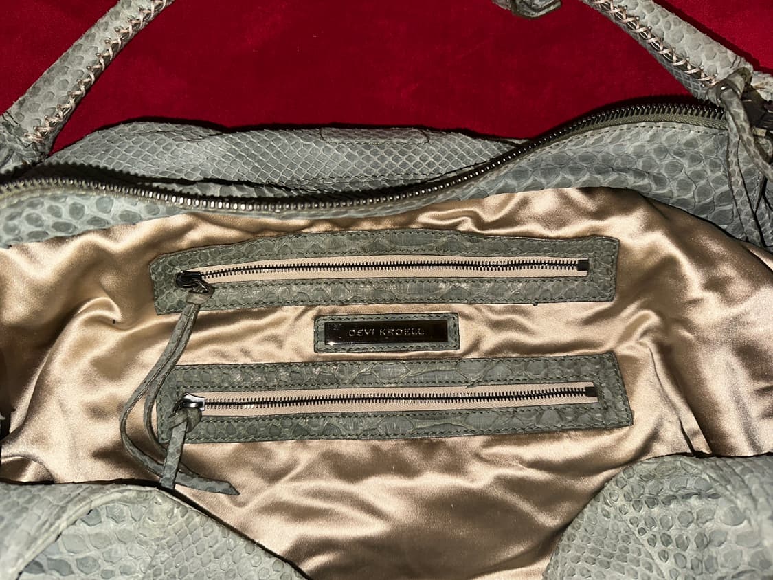 셀라돈 리얼 파이톤 스킨 호보백 상품이미지8