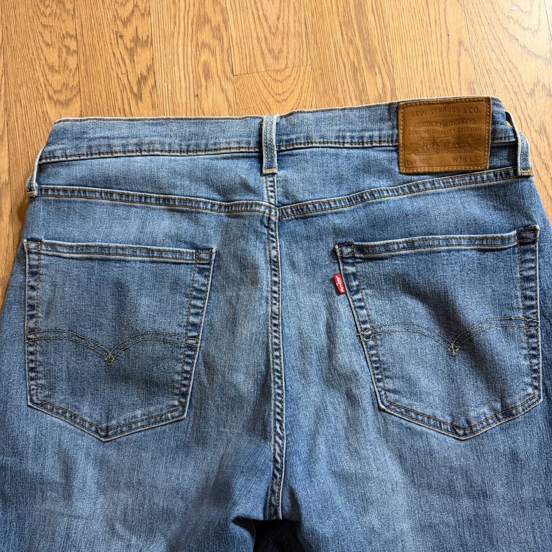 LEVI’S 502 빅E 라이트 워시 데님 팬츠 상품이미지5