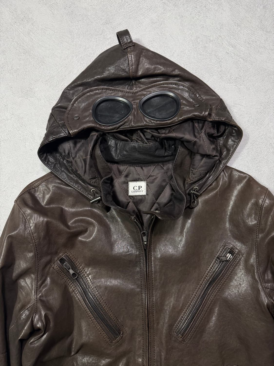 CP Company Goggle Leather Jacket 상품이미지3
