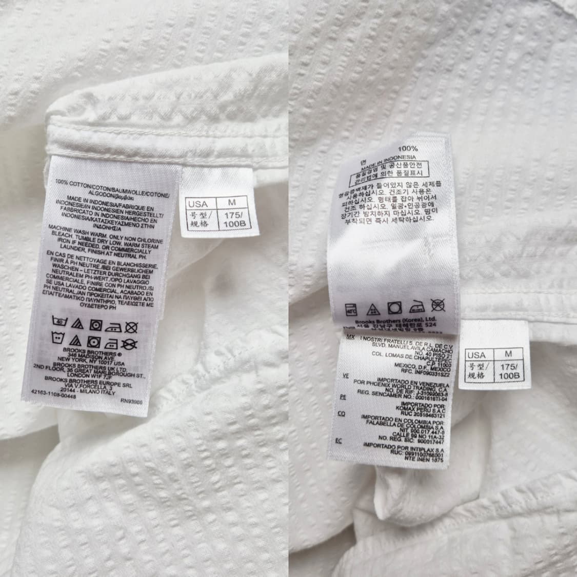 [M] 브룩스브라더스 시어서커 포켓 셔츠 상품이미지8