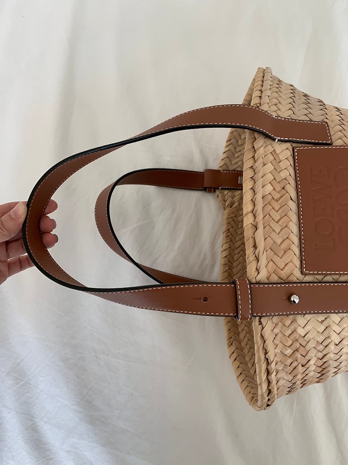 로에베 라피아 라탄 바스켓백 상품이미지9