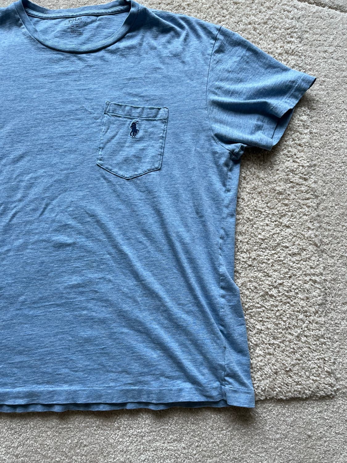 Polo Ralph Lauren 블루 스카이 포켓 티셔츠 (100-105 상품이미지3