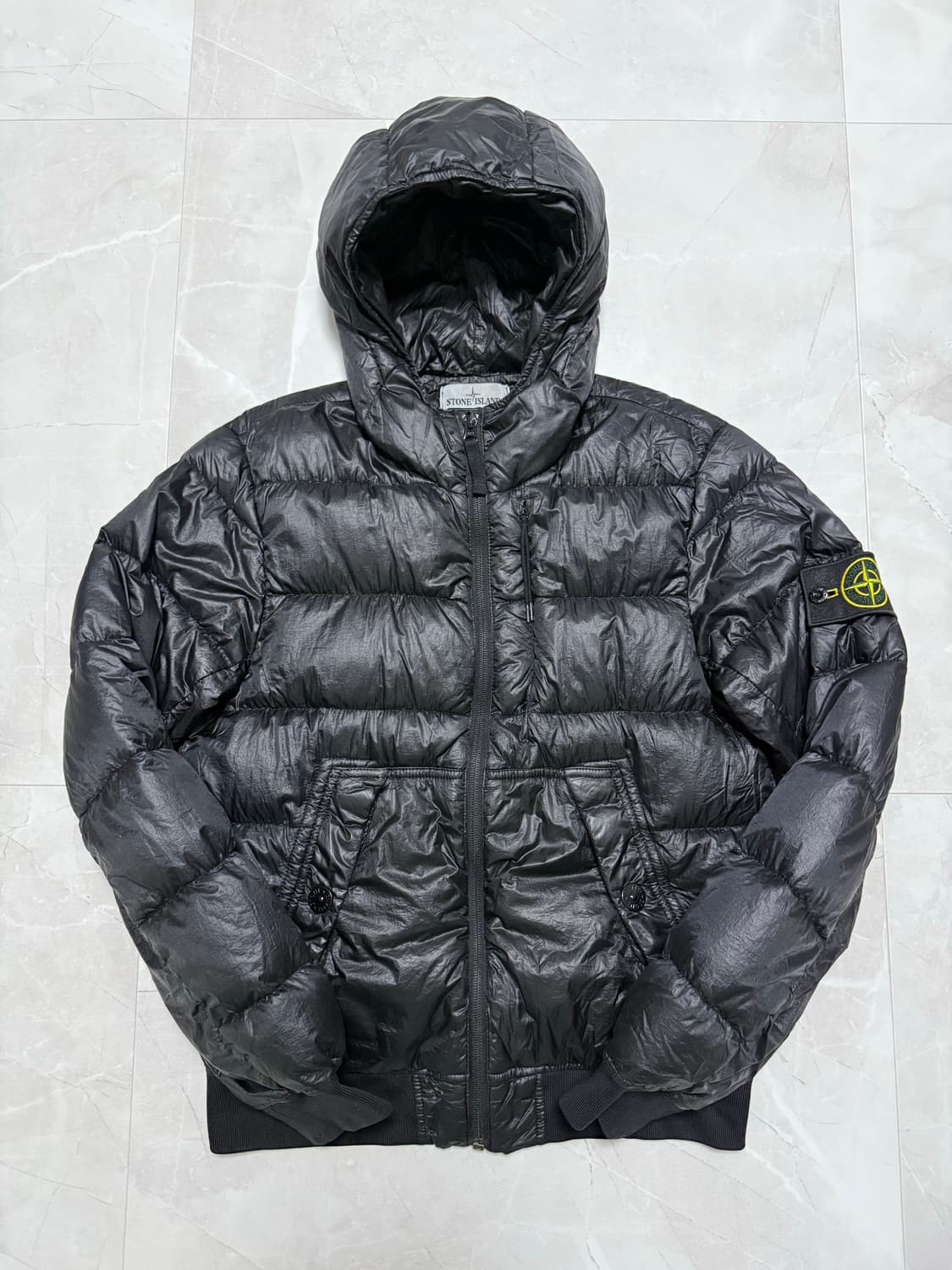스톤아일랜드 가먼트 다잉 경량패딩 상품이미지1