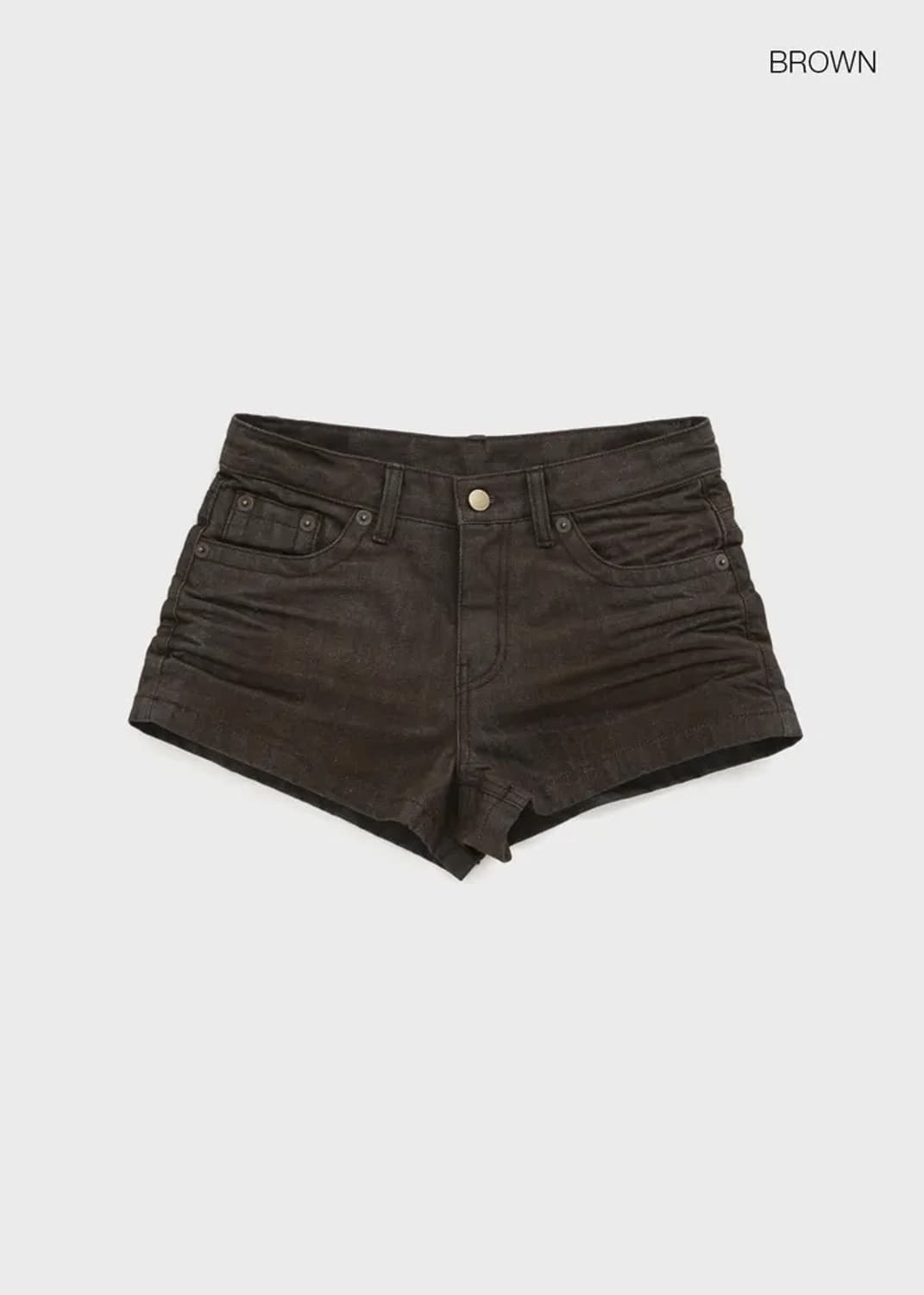 블랙업 핫크 논페이드 숏 데님팬츠 M 상품이미지5