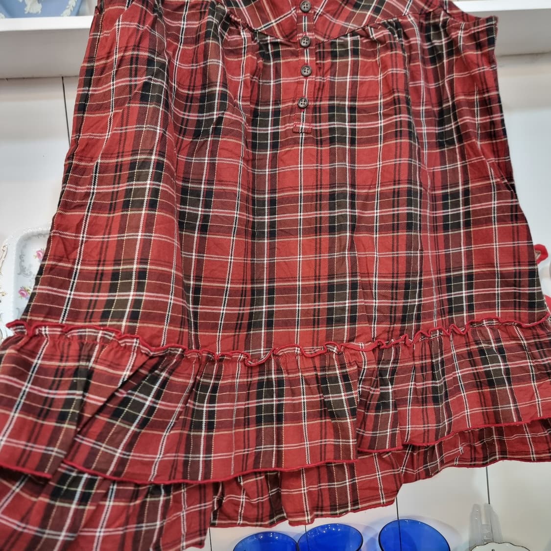 레드 타탄체크 (캐미솔) 튜닉 상품이미지3