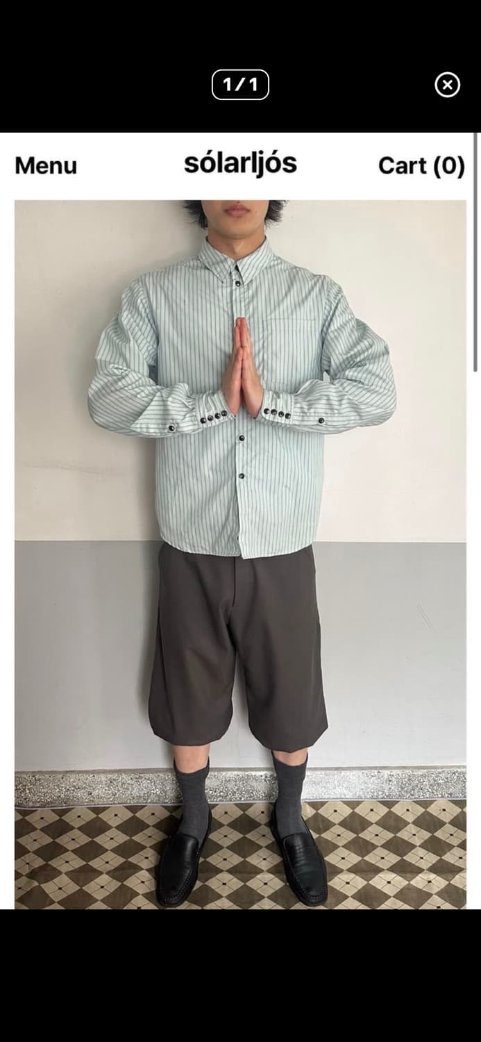 솔라리오스 셔츠 2 사이즈 구매해요 상품이미지1