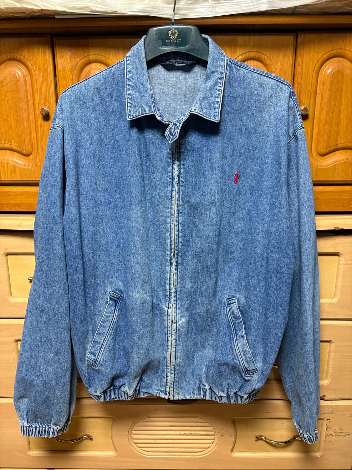 폴로 90‘s 데님 스윙탑 블루종 상품이미지1