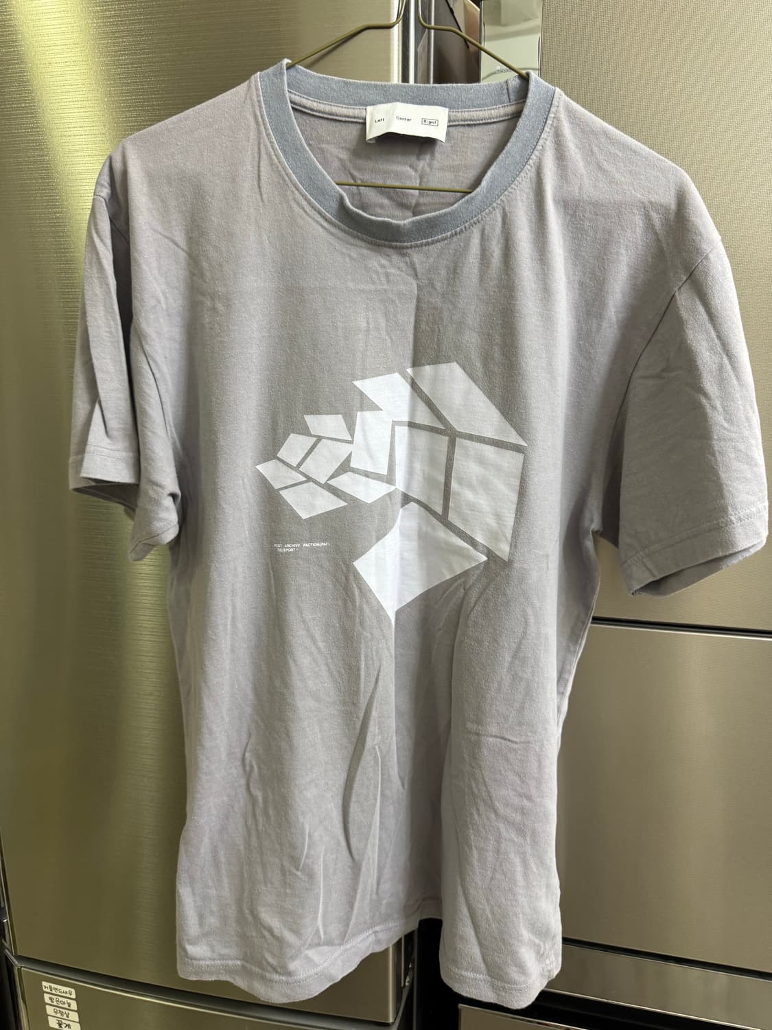 Paf 포스트아카이브팩션 필립킴 타이포그래피 반팔 상품이미지1