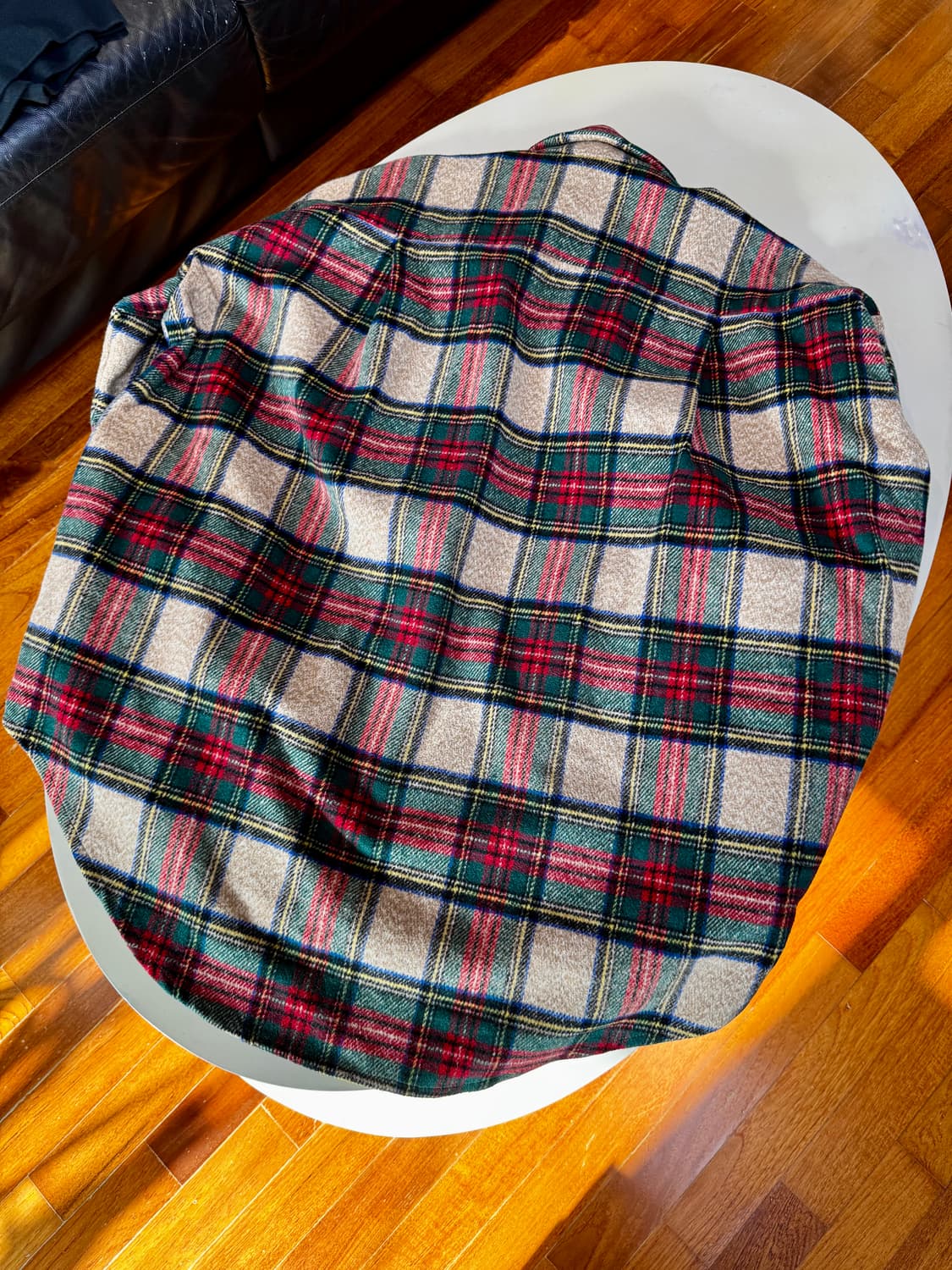 웜타탄 체크 코트 XL 상품이미지3