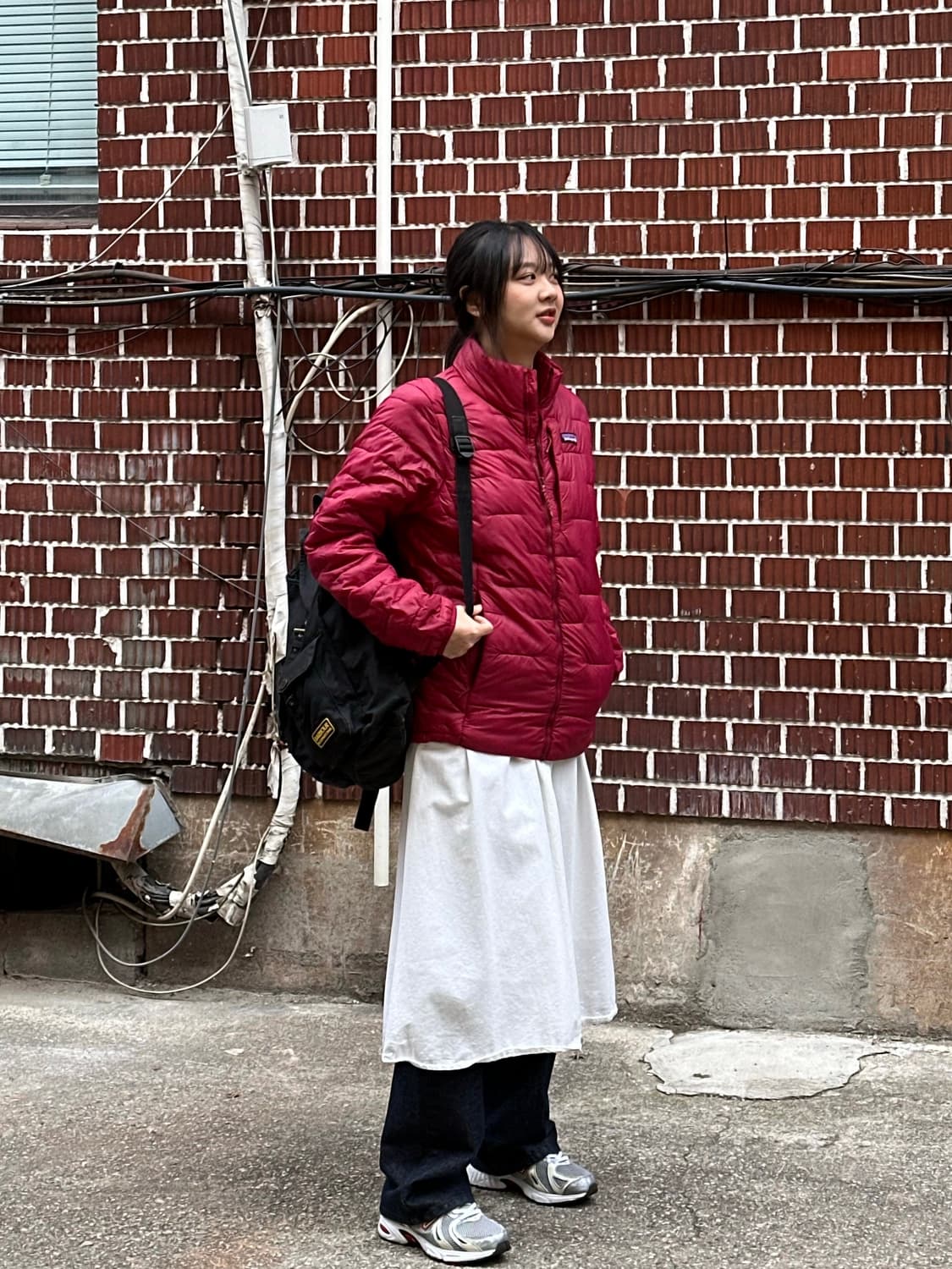 파타고니아 경량패딩 레이어드 코디세트 상품이미지2