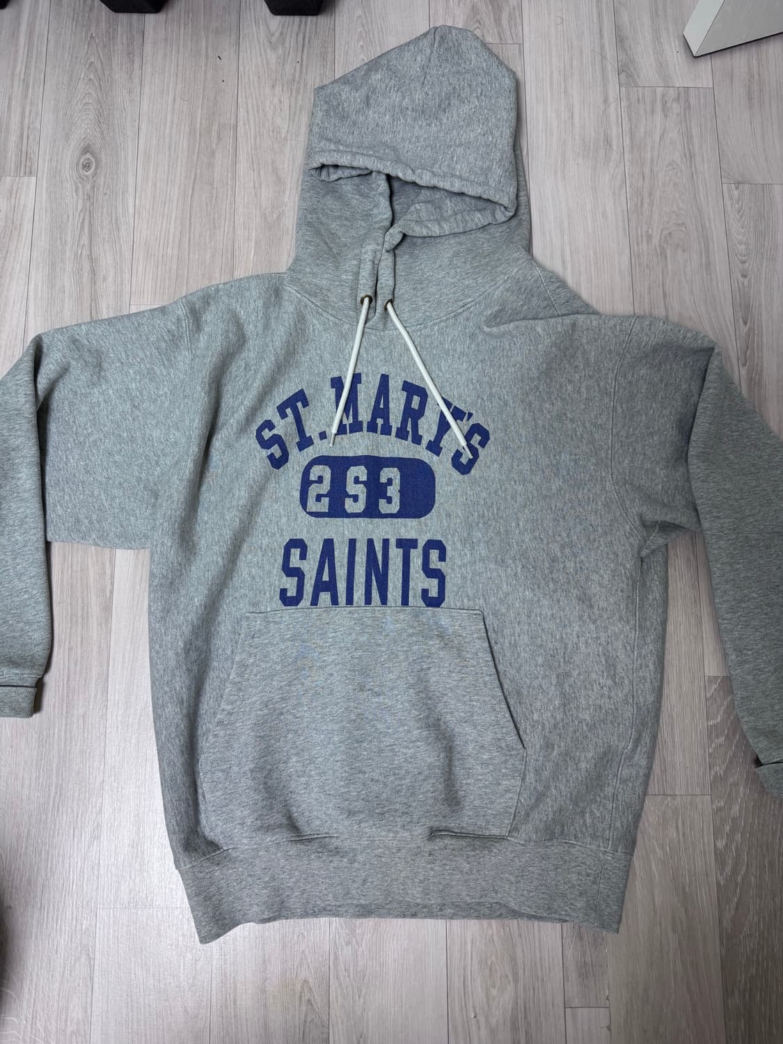 아웃스탠딩 vsc 후드티 s 멜란지 그레이 상품이미지1