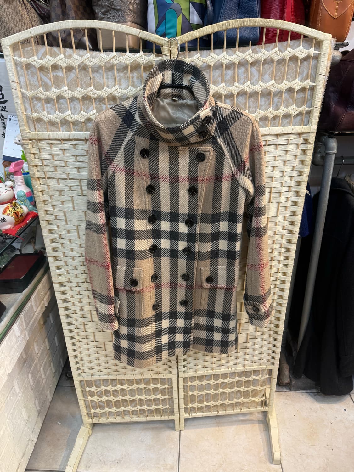 40/66 정품 버버리 노바체크 코트 팝니다 상품이미지1