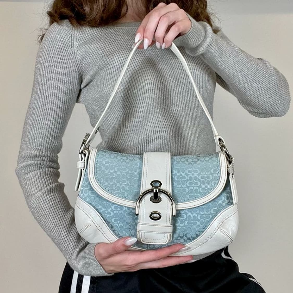 Coach vintage babyblue bag 상품이미지2