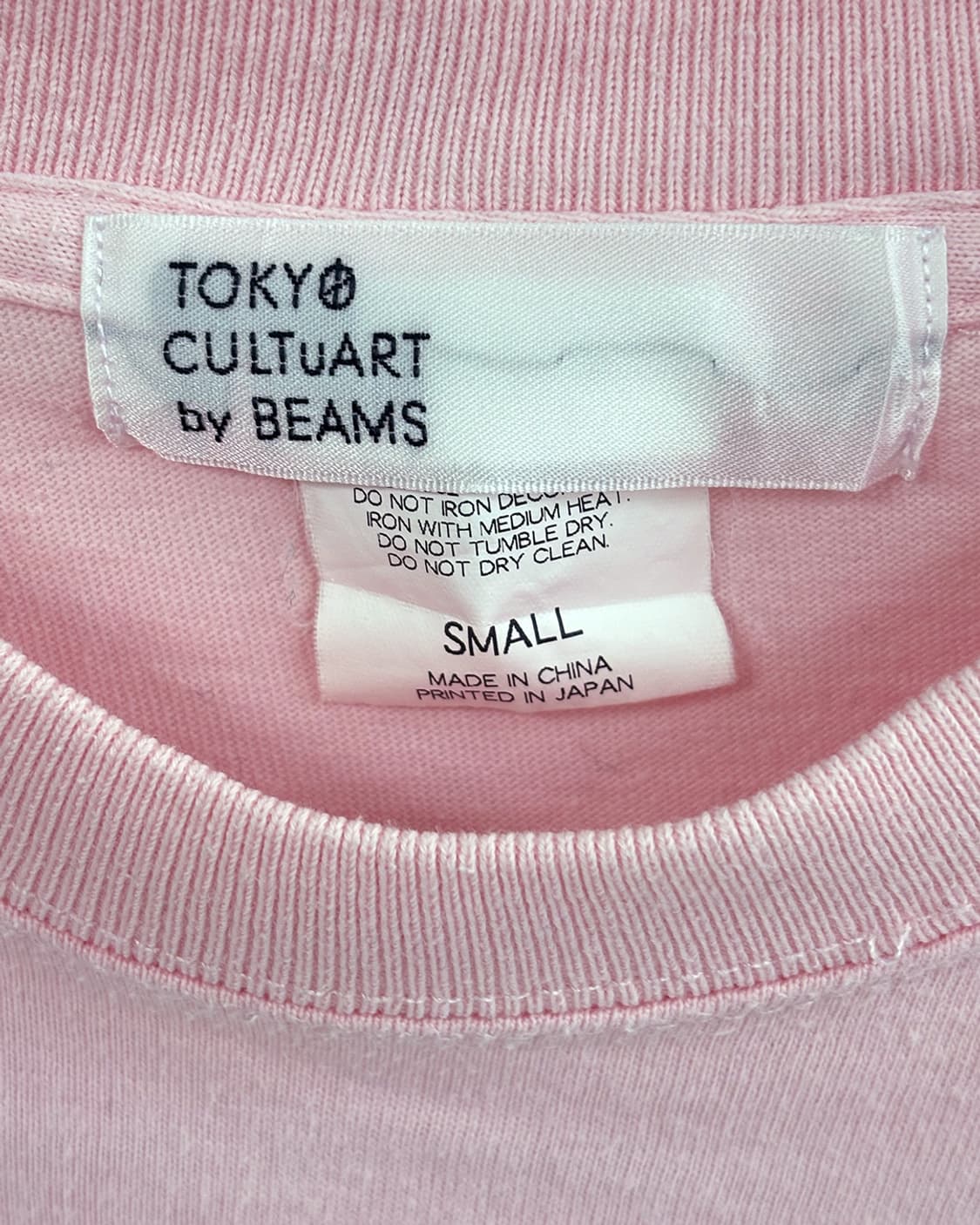 TOKYO CULTUART by BEAMS 그래픽 핑크 긴팔티 상품이미지4