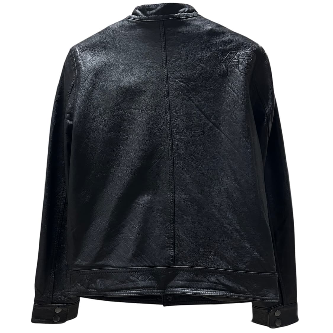 [M] Y-3 레더 바이커 블루종 상품이미지5