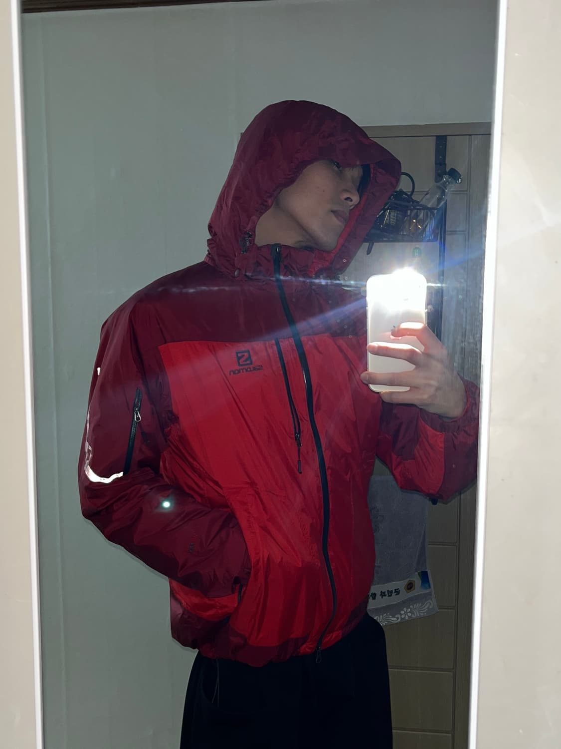 살로몬(Salomon) 더미 하이브리드 바람막이 자켓 - 100(L) / 상품이미지1