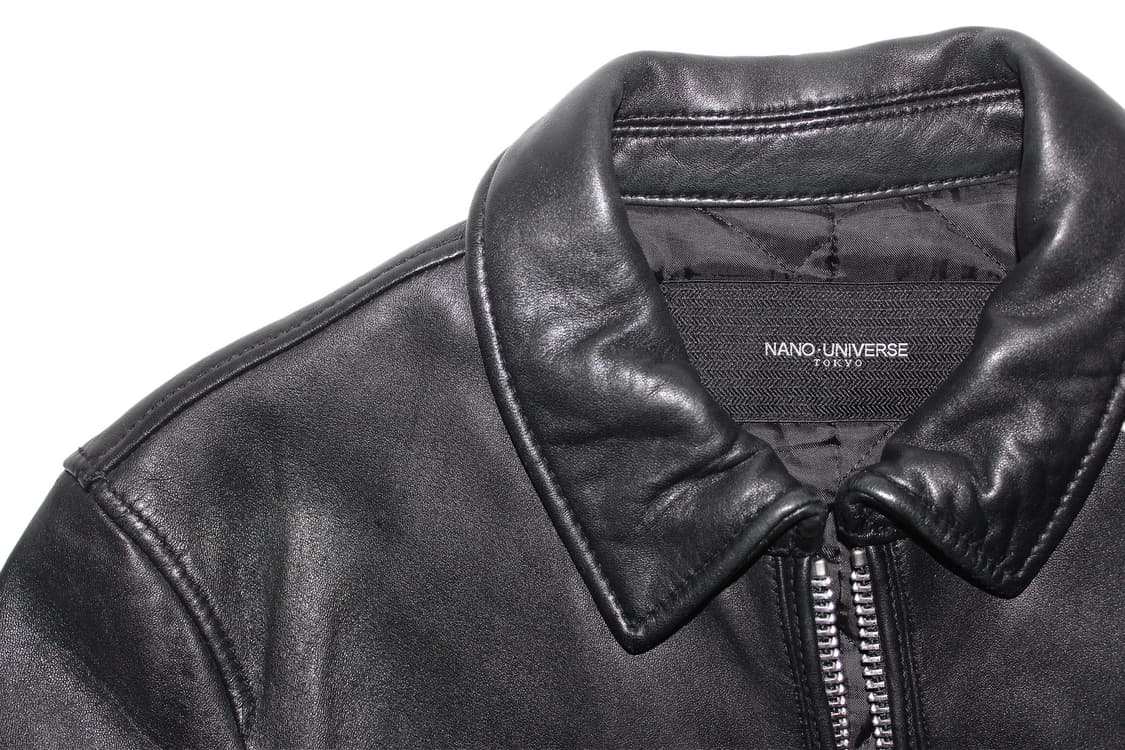 Nano Universe Tokyo 나노유니버스 쉽스킨 싱글레더 자켓 상품이미지2