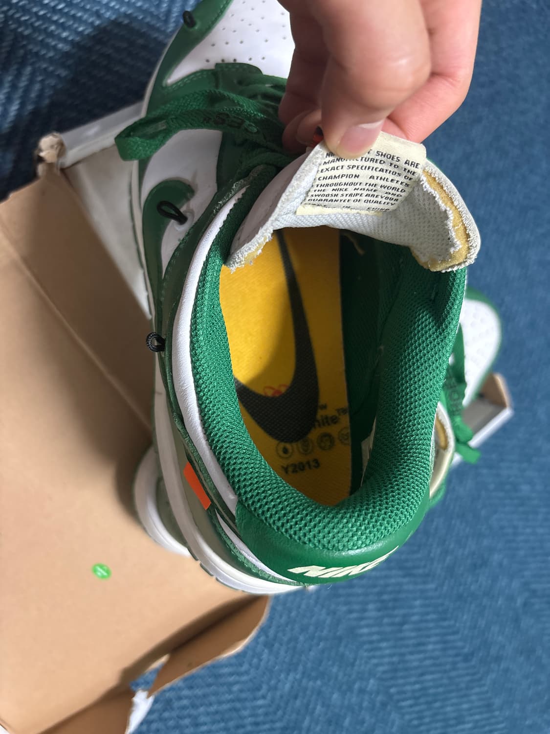 Nike Dunk Low x Off-White “Pine Green” 상품이미지4