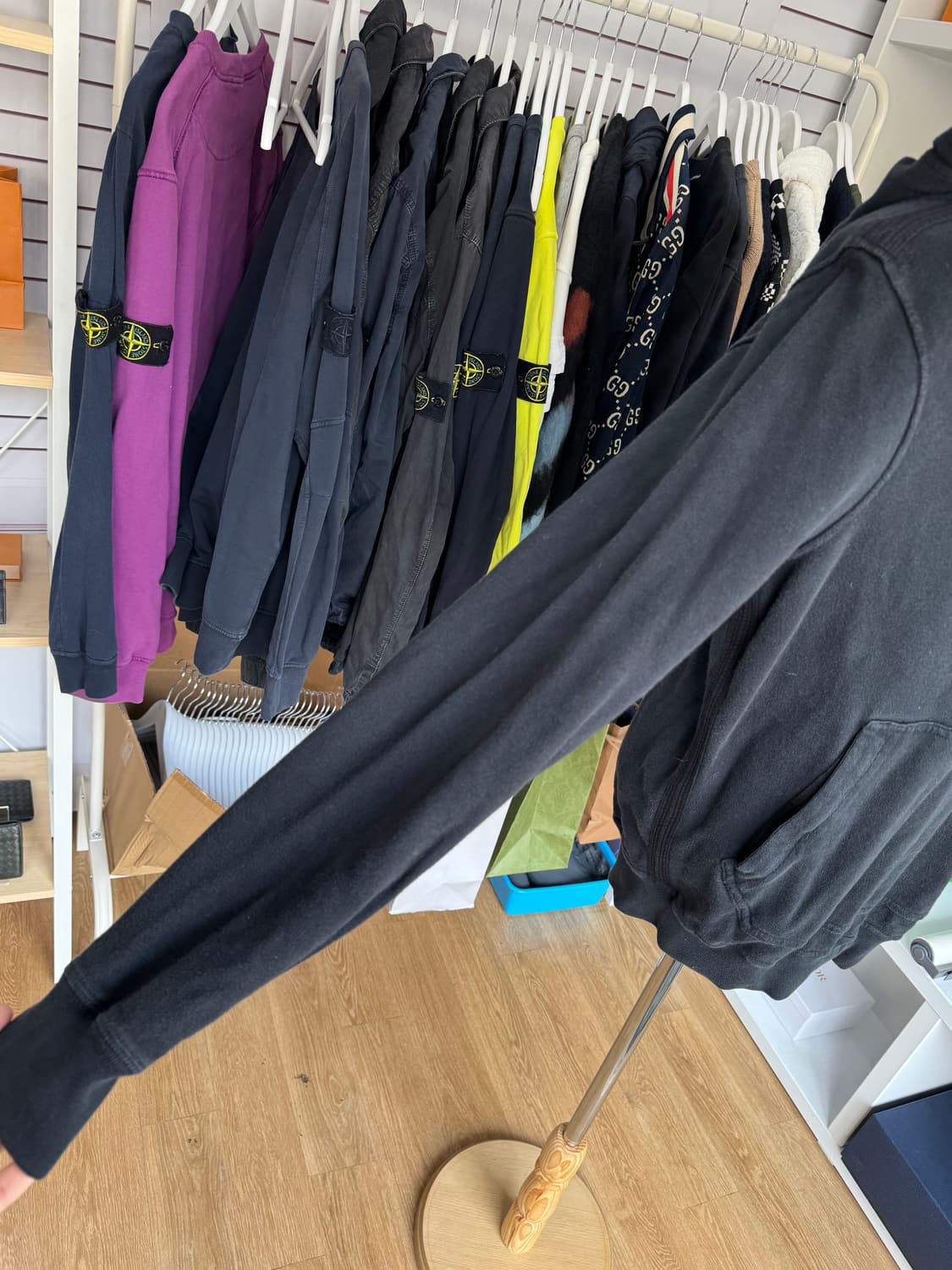 [새상품급,L] 스톤아일랜드 후드티 상품이미지4