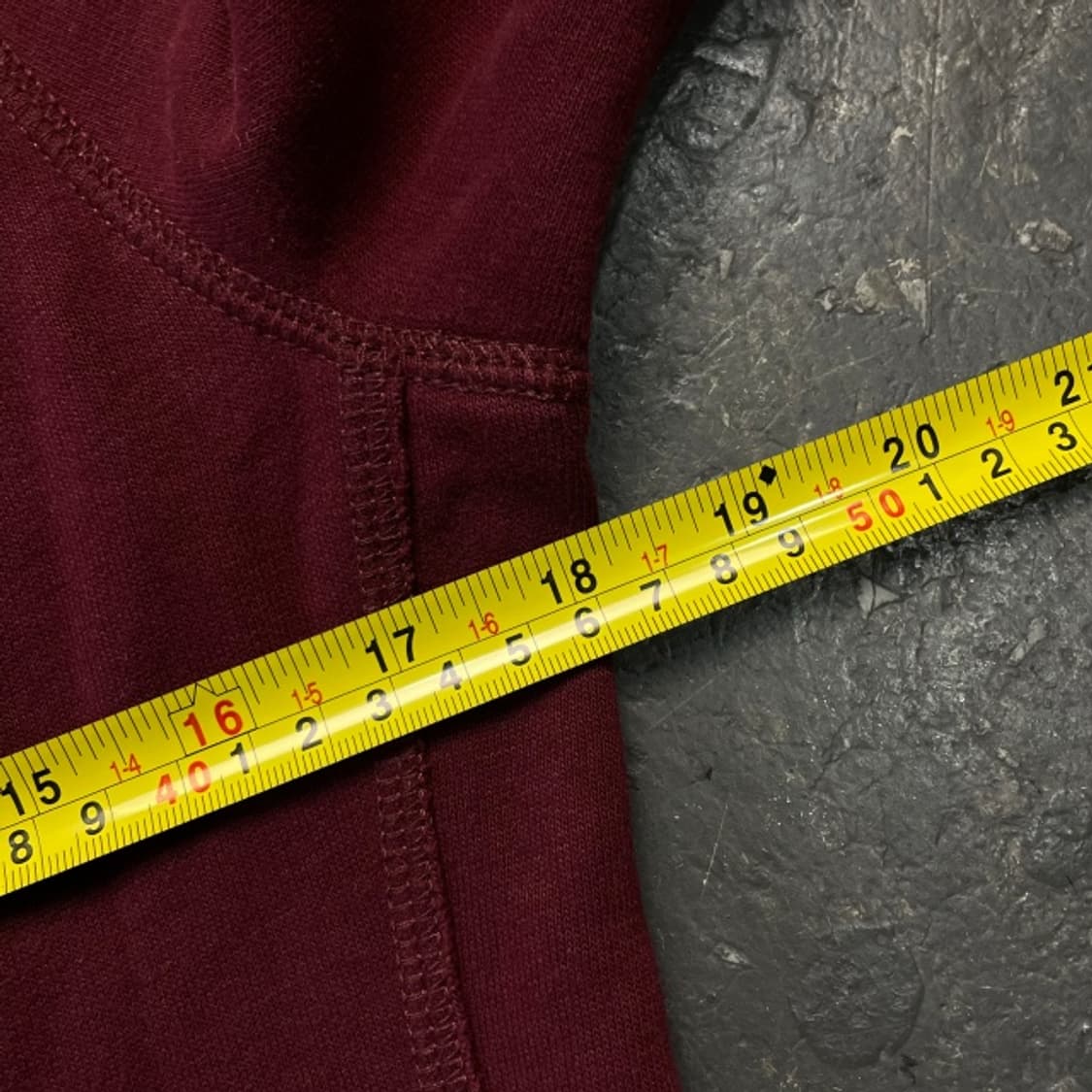 95 아베크롬비 후드집업 버건디 상품이미지6