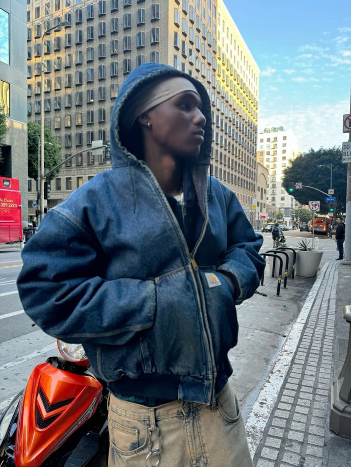 올드 칼하트 JB1198 데님 액티브 자켓 상품이미지8