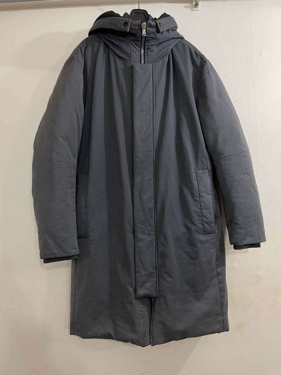 솔리드옴므 18FW 그레이 구스다운 패딩 점퍼 48 상품이미지2